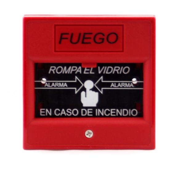 BOTON DE INCENDIO BF 01 DE ACTIVACION MEDIANTE ROTURA DE VIDRIO