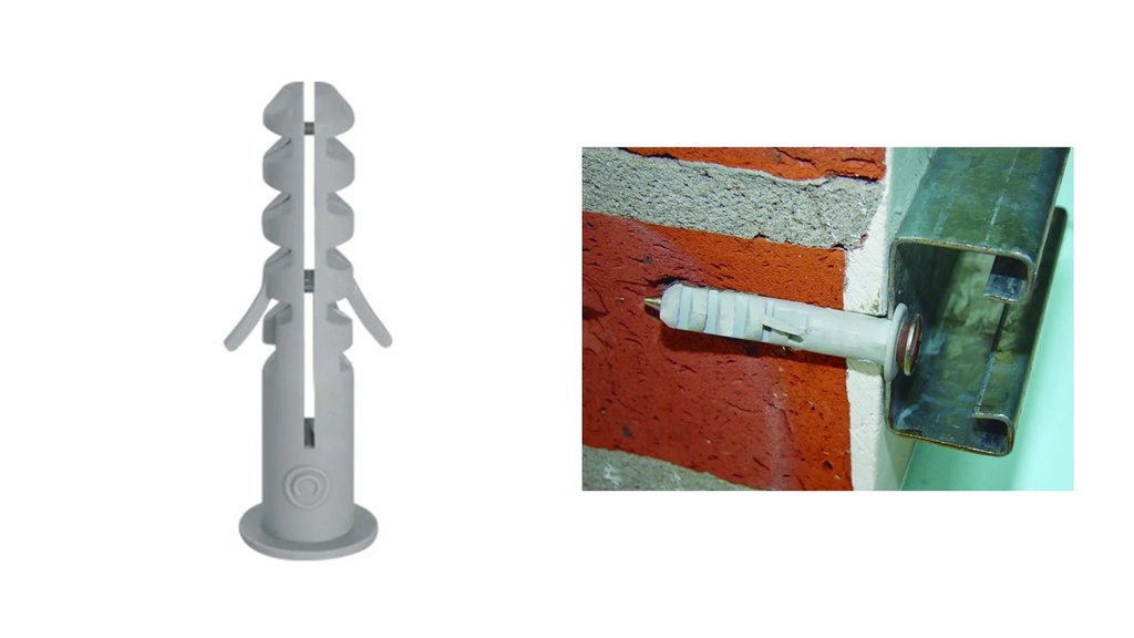 TARUGOS NYLON C/TOPE CRECHIO 6  PACK 10 UNIDADES