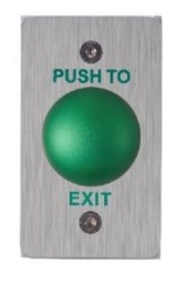 EXIT BOTON DE SALIDA DS-K7P05 REX TIPO HONGO VERDE HIKVISION NA/NC/COM