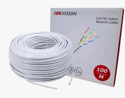 UTP 100 MTS DS-1LN5E-S-100 CAT5E HIKVISION INTERIOR COBRE